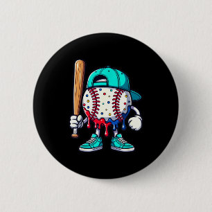 Baseball Lifestyle 101 Apparel Youth Drip Baseball 6 Cm Round Badge