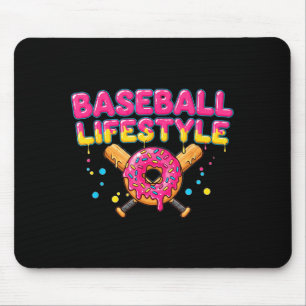 Baseball Lifestyle 101 Apparel Youth Drip Baseball Mouse Pad