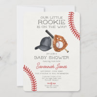 Baseball Little Rookie Baby Shower