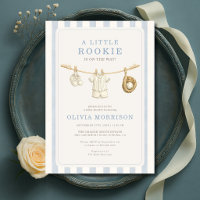 Baseball Little Rookie Clothesline Baby Shower
