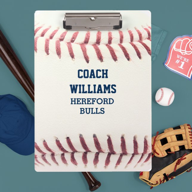 Baseball Look Personalised Clipboard (Creator Uploaded)