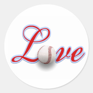 Baseball Love Gift Sticker