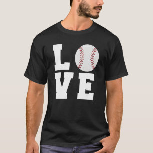 Baseball Love Mum Dad Coach Player Athlete Sport T-Shirt