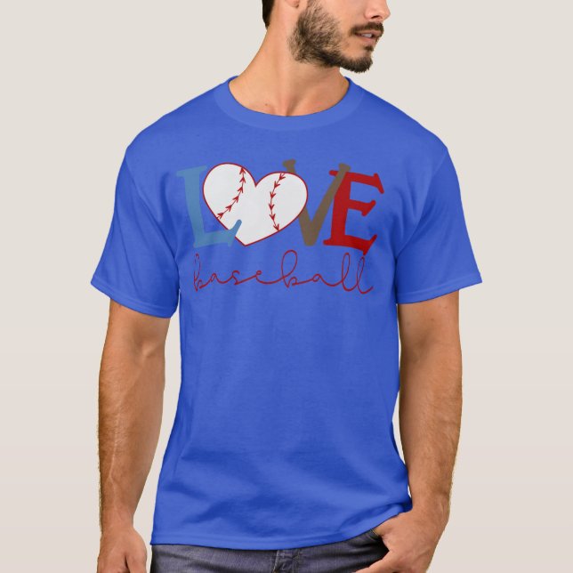 Baseball Lover 80s funny T-Shirt (Front)