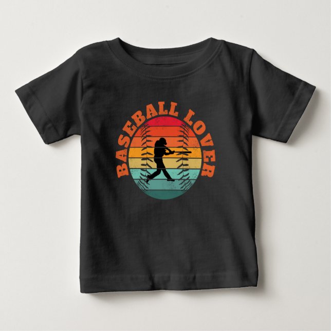 Baseball Lover Baby T-Shirt (Front)