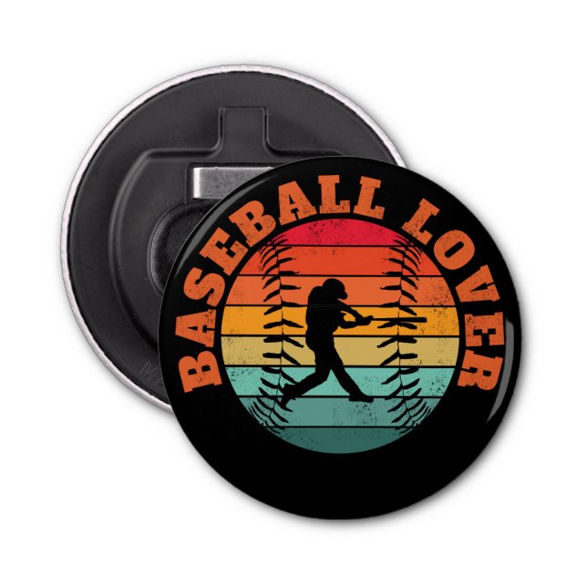 Baseball Lover Bottle Opener (Front)