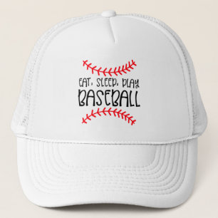 Baseball Lover Eat Sleep Play Mum Dad Softball Trucker Hat