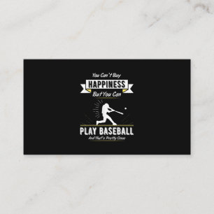 Baseball Lover Gift For Baseball Team Player Business Card