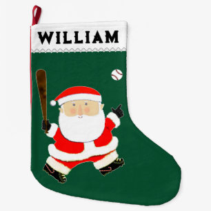 Baseball Lover Large Christmas Stocking