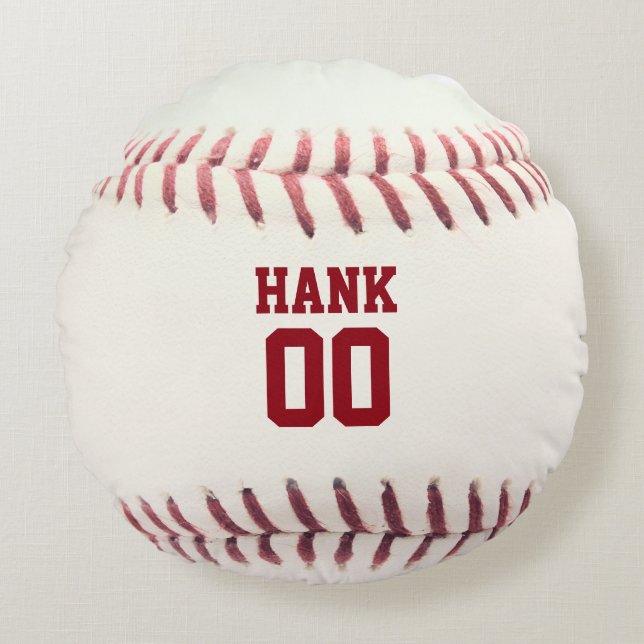 Baseball Lover Personalised Pillow (Front)