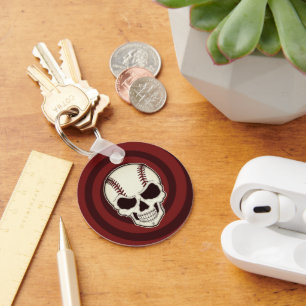 Baseball Lover Til Death Screwball Graphics Key Ring