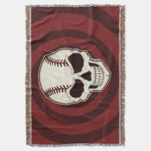 Baseball Lover Til Death Screwball Graphics Throw Blanket