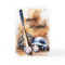 Baseball Lovers Watercolor Splash Birthday  Card