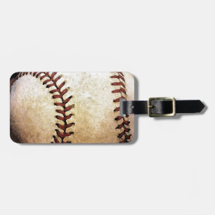 Baseball Luggage Tag