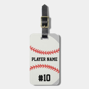 Baseball Luggage Tag