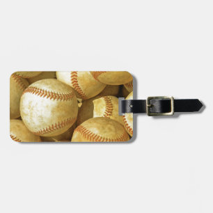 Baseball Luggage Tag