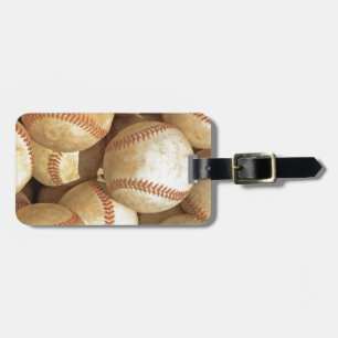 Baseball Luggage Tag