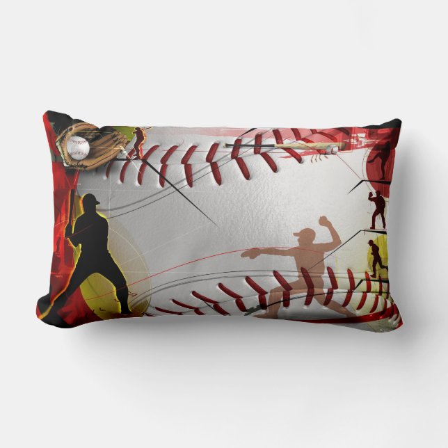 Baseball Lumbar Cushion (Front)