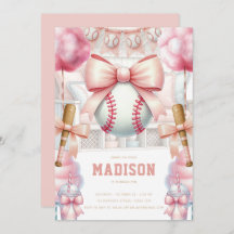 Baseball Luxury Birthday Girly Sports Theme