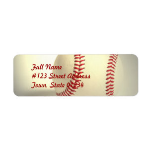 Baseball Mailing Labels