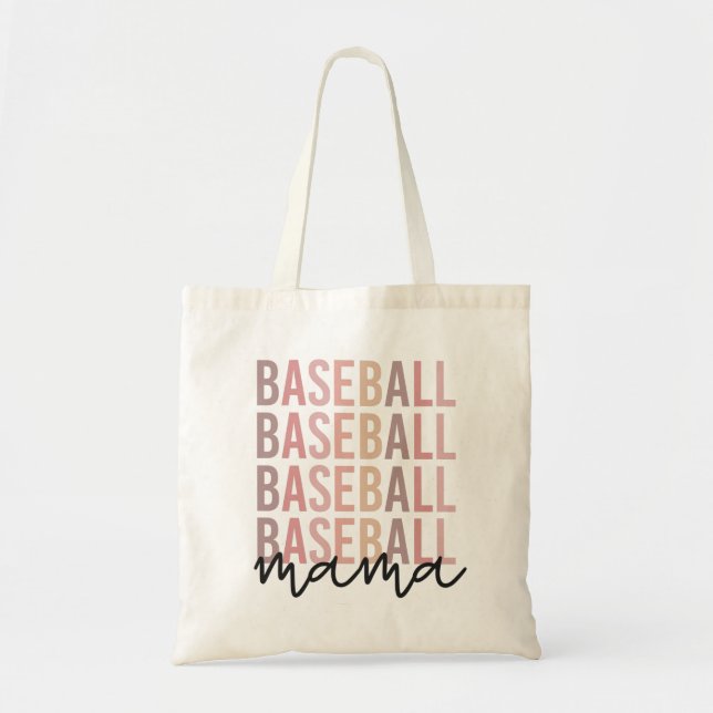 Baseball Mama | Baseball Mum Gifts Tote Bag (Front)