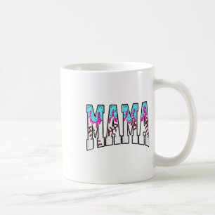 Baseball Mama Coquette Bow Game Day Baseball Mum M Coffee Mug