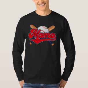 Baseball Mama Grandma Softball Mother s Day Mom Mo T-Shirt