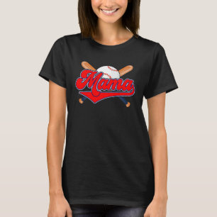 Baseball Mama Grandma Softball Mother s Day Mom Mo T-Shirt