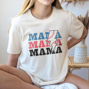 Baseball Mama Shirt, Baseball Mum Shirt, Baseball T-Shirt