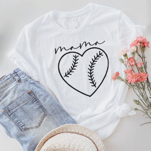 Baseball Mama Shirt , Baseball T-Shirt