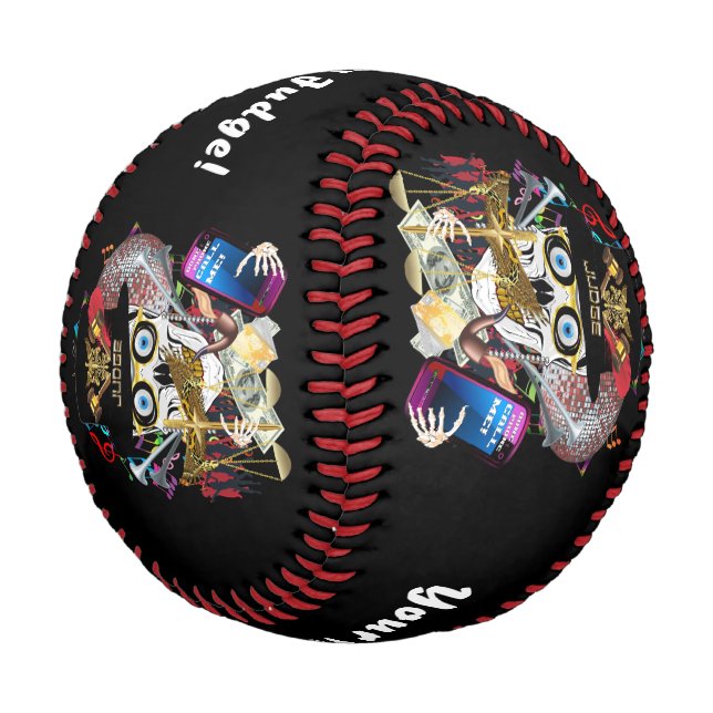 Baseball Mardi Gras Judge! (Angled)