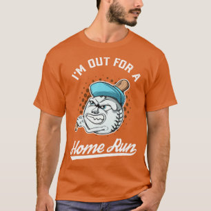 Baseball Mascot Out for A Home Run T-Shirt
