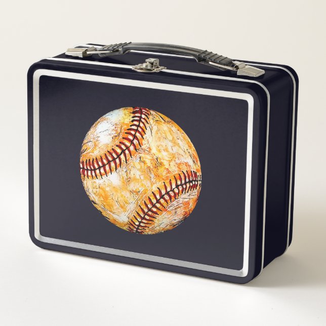Baseball Metal Lunchbox (Front)