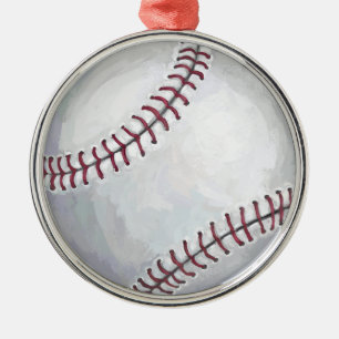 Baseball Metal Tree Decoration