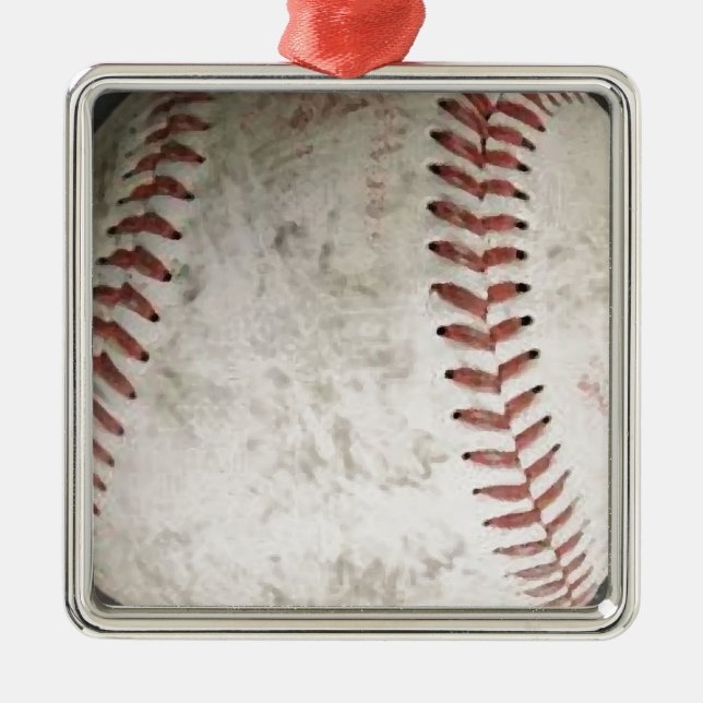 Baseball Metal Tree Decoration (Front)