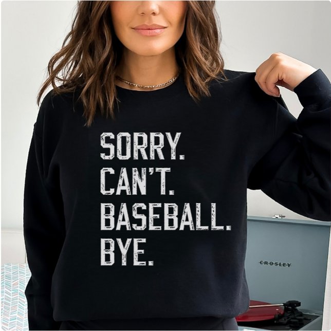 Baseball | Modern Mum Kids Mother's Day Black Sweatshirt (Creator Uploaded)