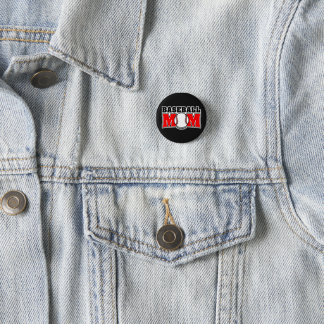 Baseball Mom 3 Cm Round Badge