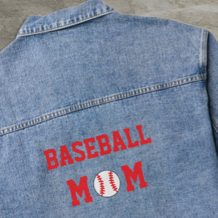 Baseball Mom Denim Jacket
