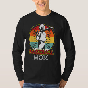 Baseball Mom Softball Mother Team Sports  For Wome T-Shirt