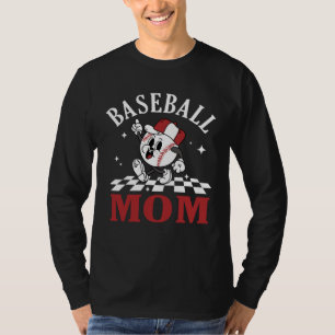 Baseball Mom Sport Happy Mother Day Mama T-Shirt