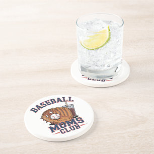 Baseball Moms Club Mother's Day Coaster