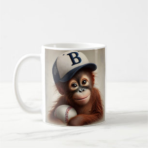 Baseball Monkey Coffee Mug
