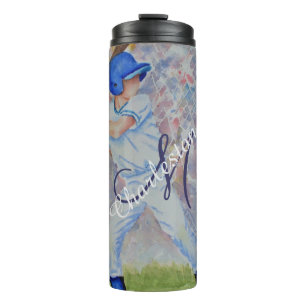 Baseball Monogram Thermal Tumbler