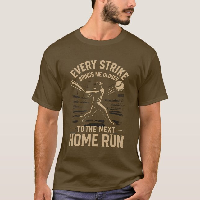 Baseball Motivation Men’s T-Shirt (Front)