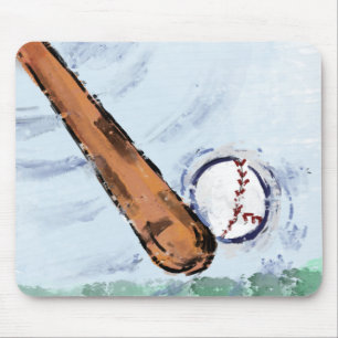 BASEBALL MOUSE PAD
