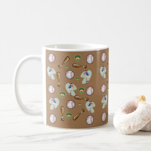 Baseball Mug (With Donut)