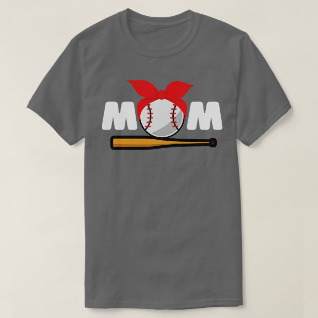 Baseball Mum 48 T-Shirt (Design Front)