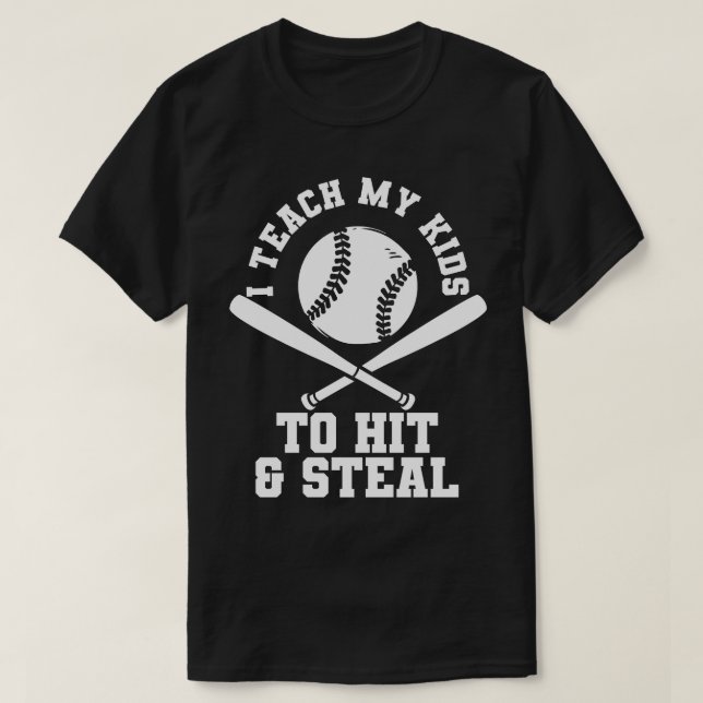 Baseball Mum Baseball Dad T-Shirt (Design Front)