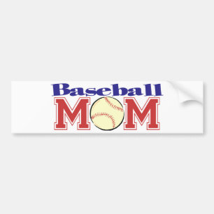 Baseball Mum Bumper Sticker