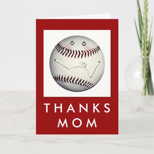 Baseball Mum Card (Front)